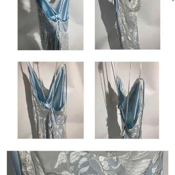 Crepe silk multi-way tie back dress - Picture 6 of 6